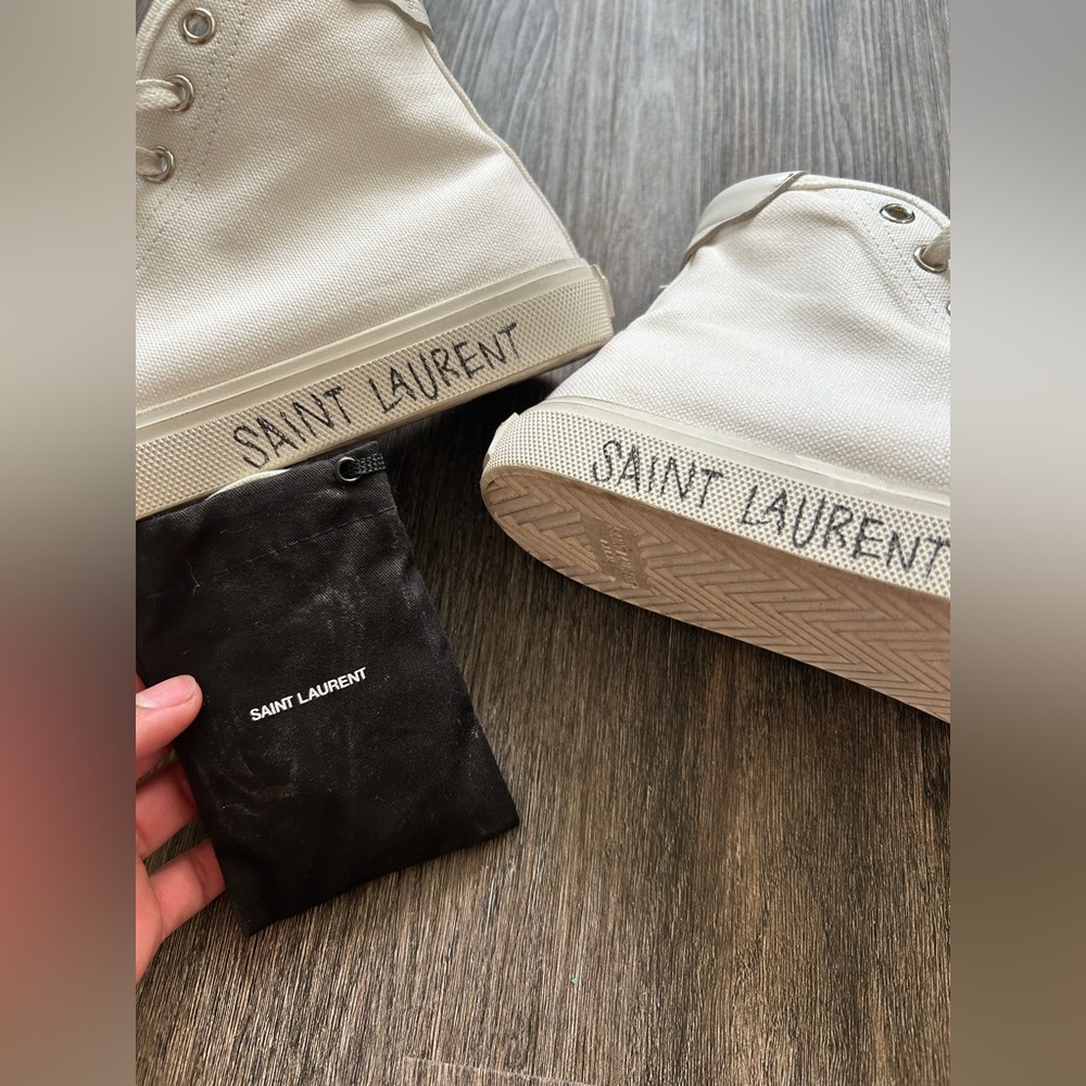 Saint Laurent Malibu High-Top Sneaker - Picture 4 of 8